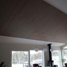 Ribbon-Wood Walnut ceiling