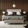 Ribbon-Wood Walnut in bedroom