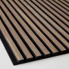 Ribbon-Wood Walnut, Black RecoSilent side view