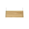 Brace shelf Diamond Oak 600 mm black brackets