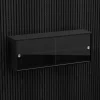 Brace wall cabinet Black Diamond Ash 1200 mm two sliding glass doors with Black Diamond Ash acoustic panels