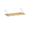 Brace shelf Diamond Ash 600 mm black brackets