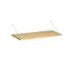 Brace shelf Diamond Ash 600 mm white brackets